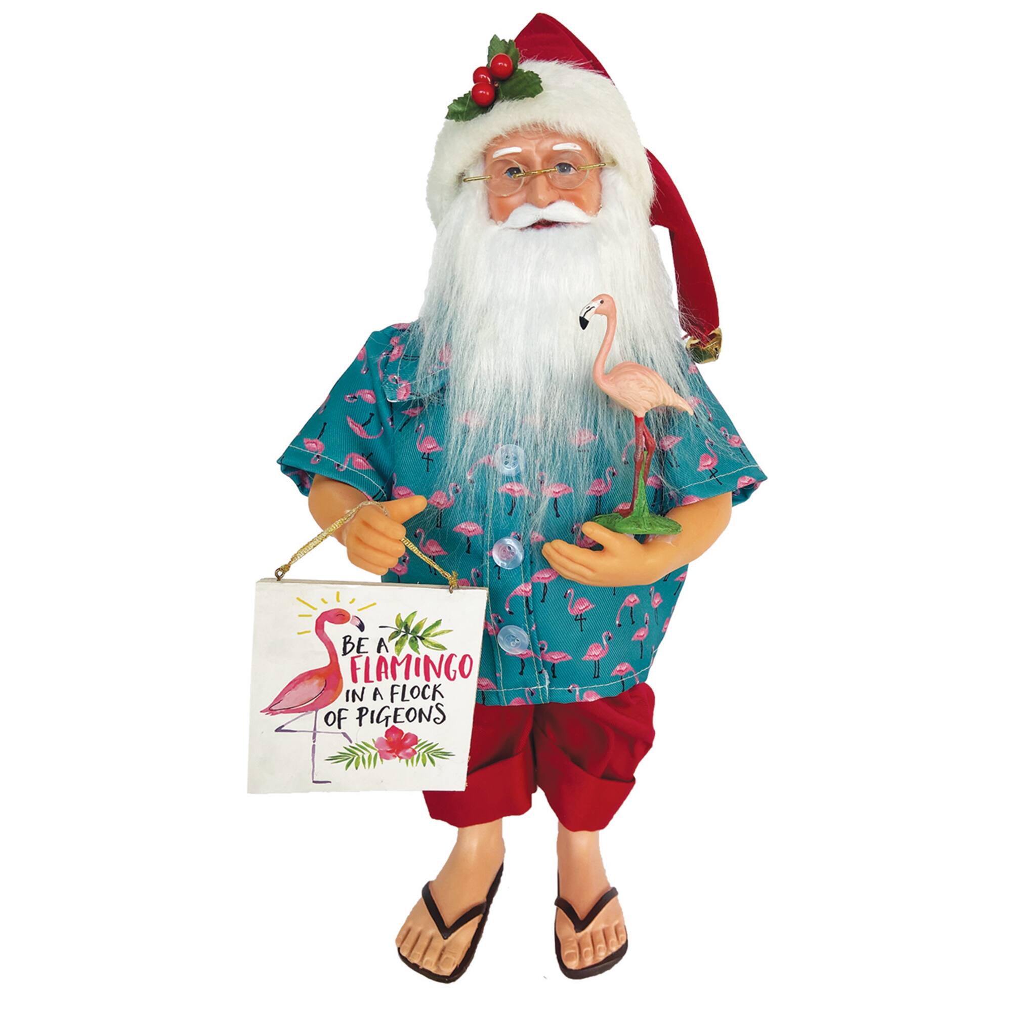 Santa's Workshop 15" Flamingo Claus